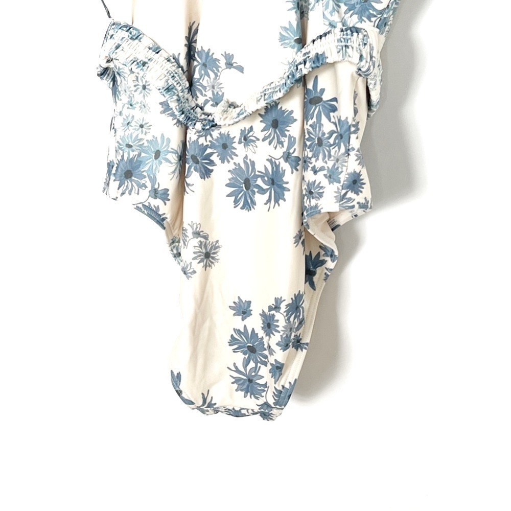Peony Vacation Ruched Trim One Piece Swimsuit Belted AUS 10 US 6 - Picture 11 of 13